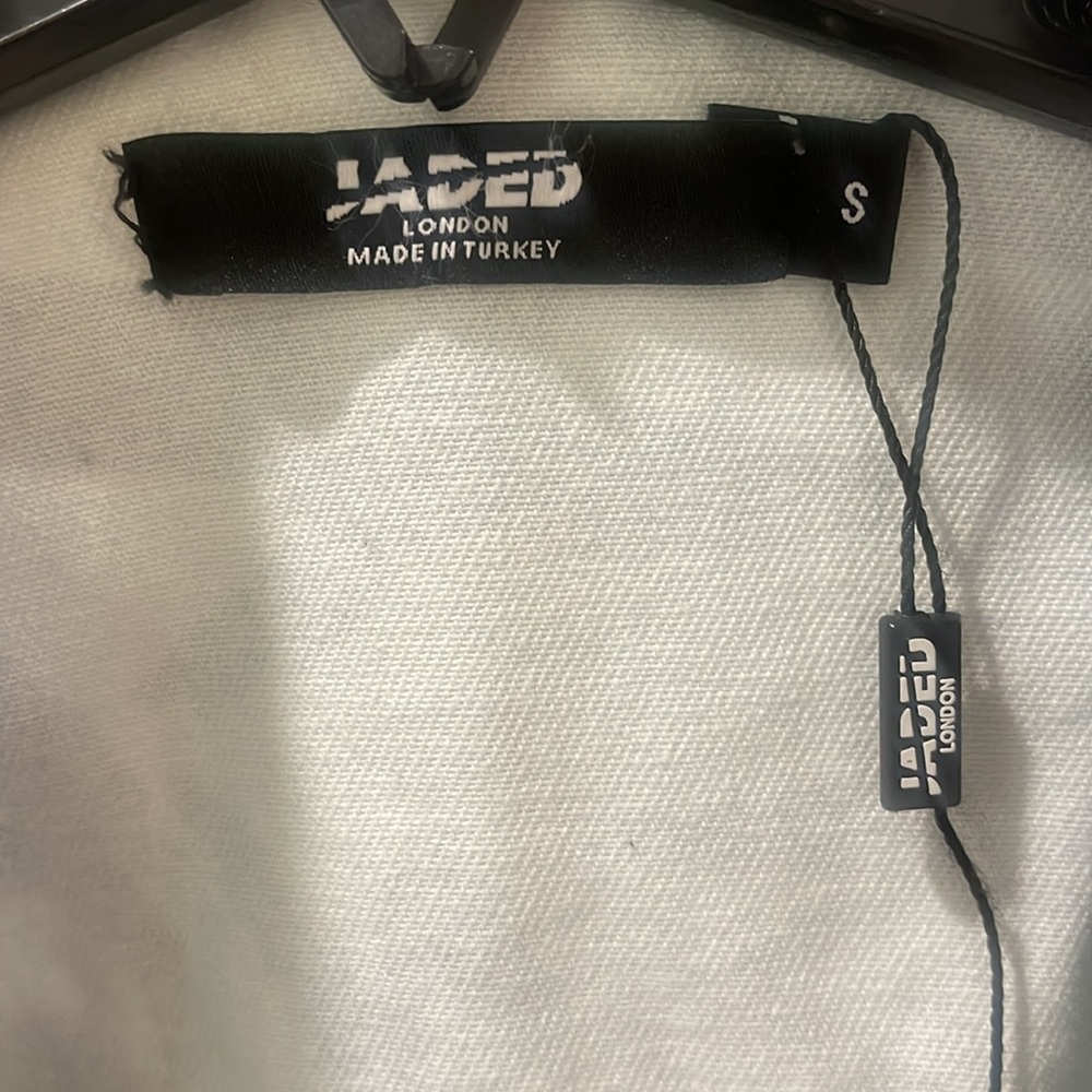 Jaded London Graffiti Blue Jean denim jacket oversized Small urban street wear - Picture 7 of 16
